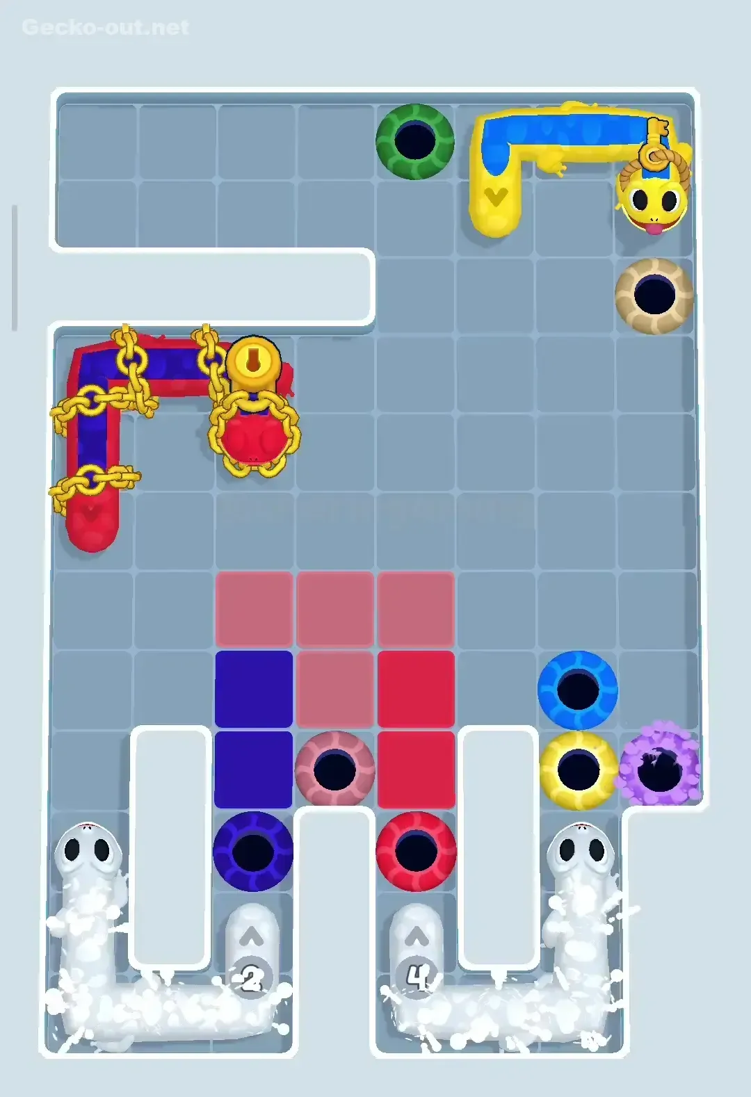 Gecko Out Level 164 Solution 2