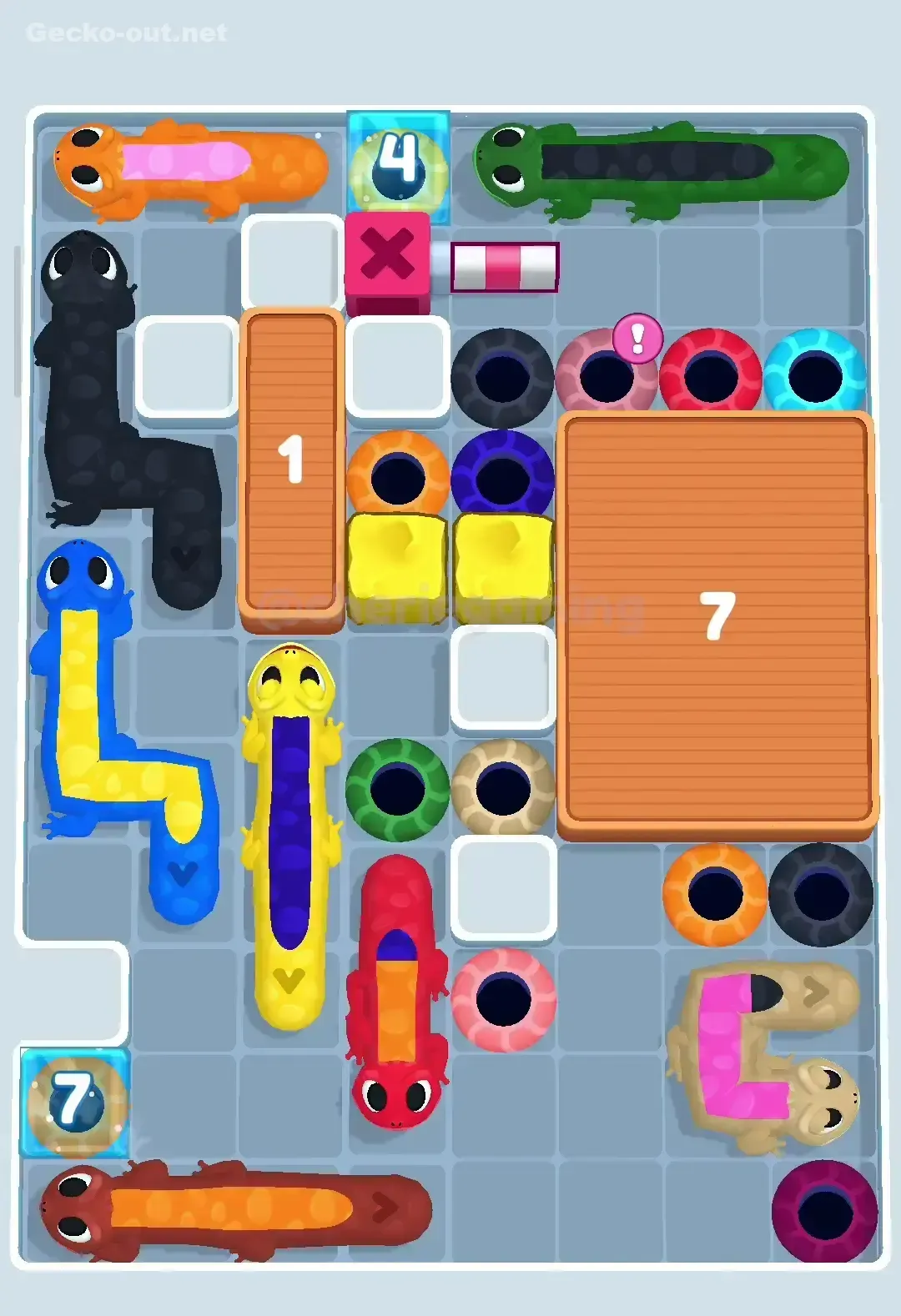 Gecko Out Level 161 Solution 2