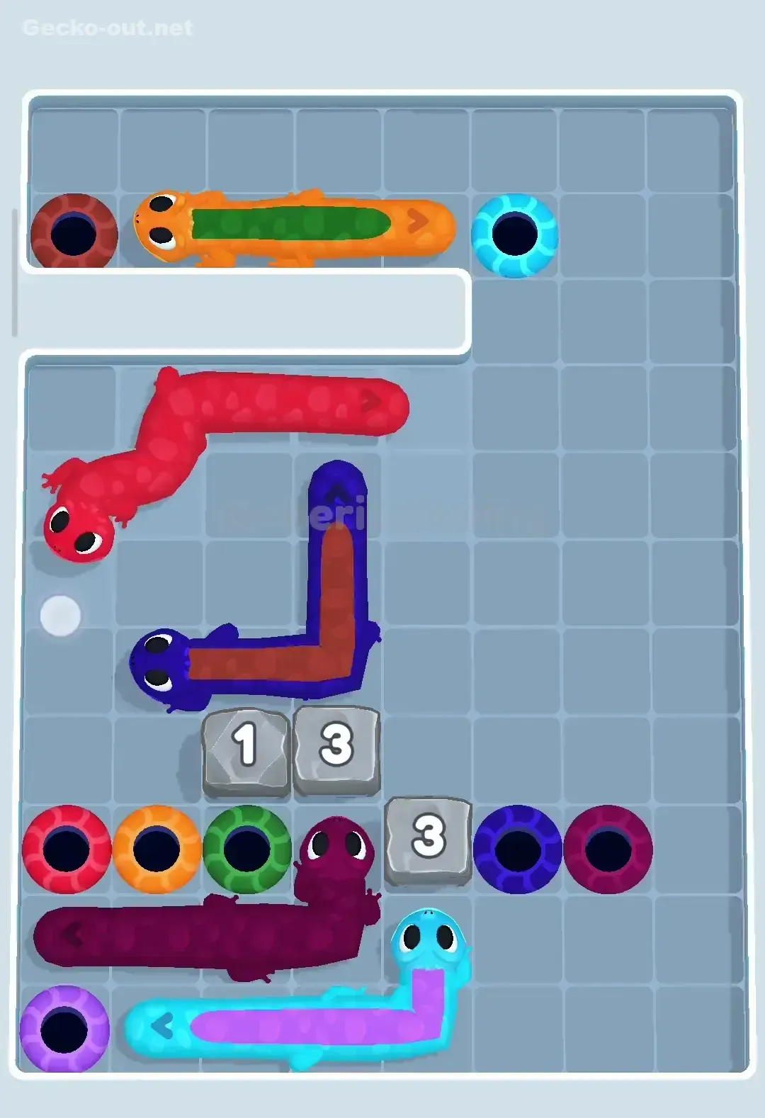 Gecko Out Level 158 Solution 2