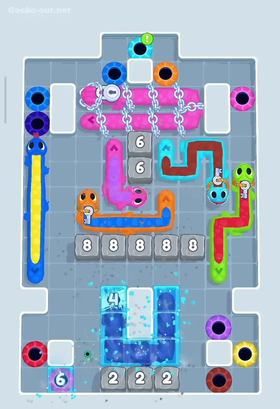 Gecko Out Level 150 Solution 3