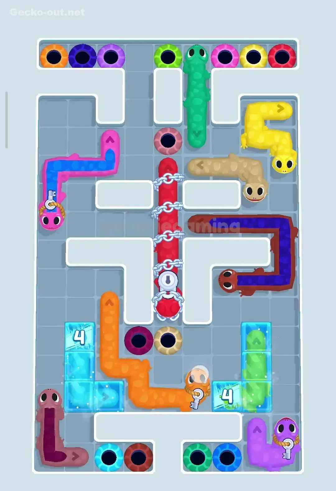 Gecko Out Level 145 Solution 2