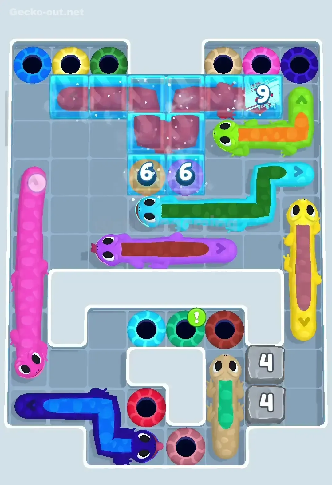 Gecko Out Level 141 Solution 1