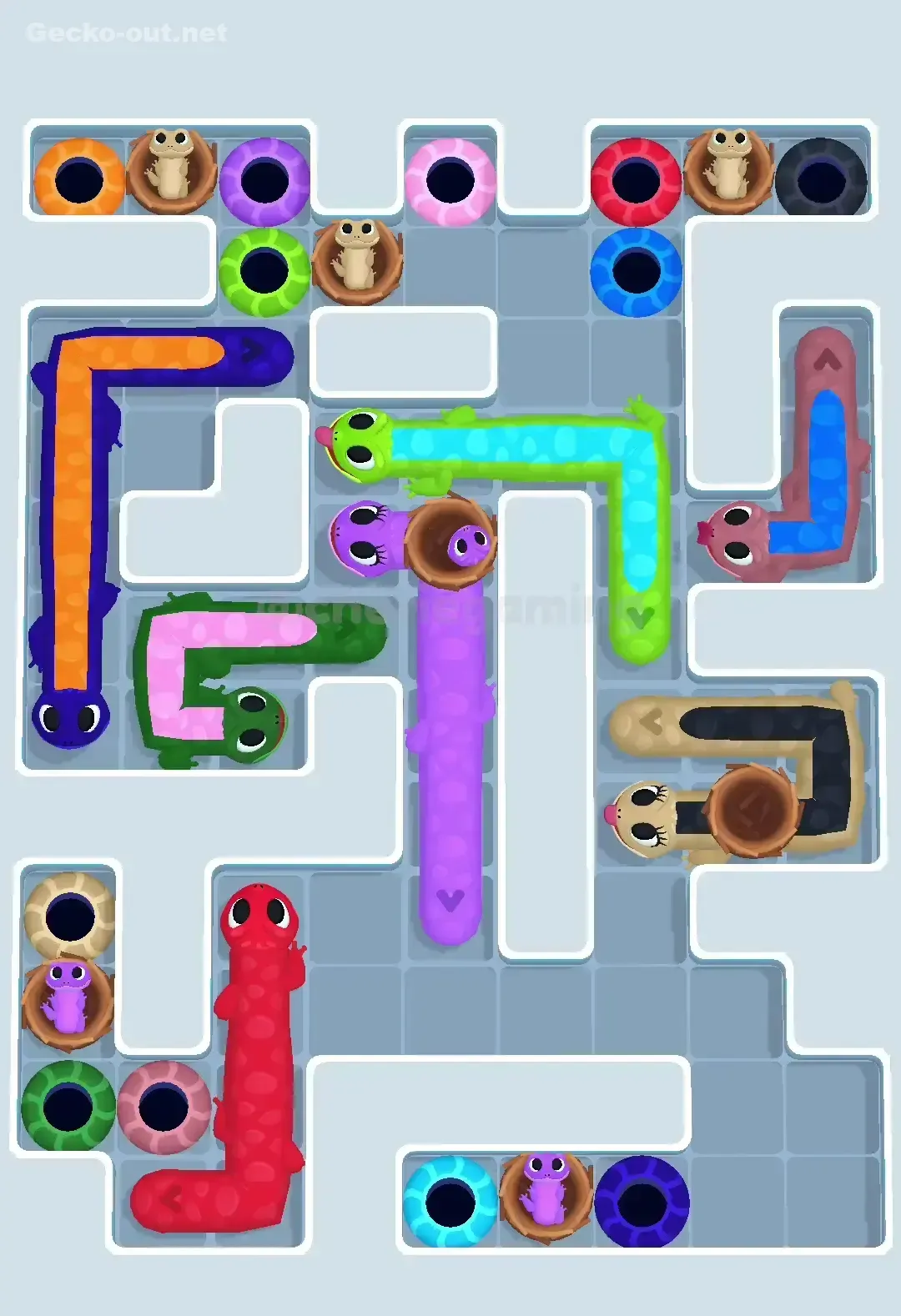 Gecko Out Level 616 Screenshot