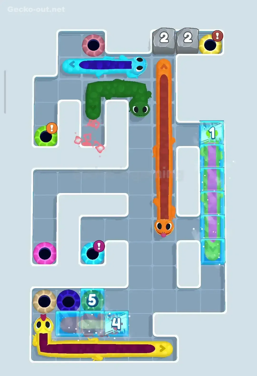 Gecko Out Level 139 Screenshot