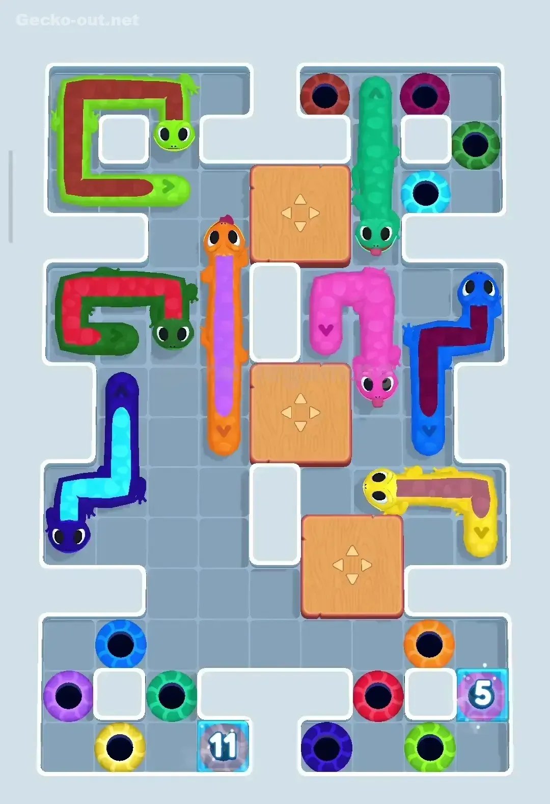 Gecko Out Level 135 Solution 1