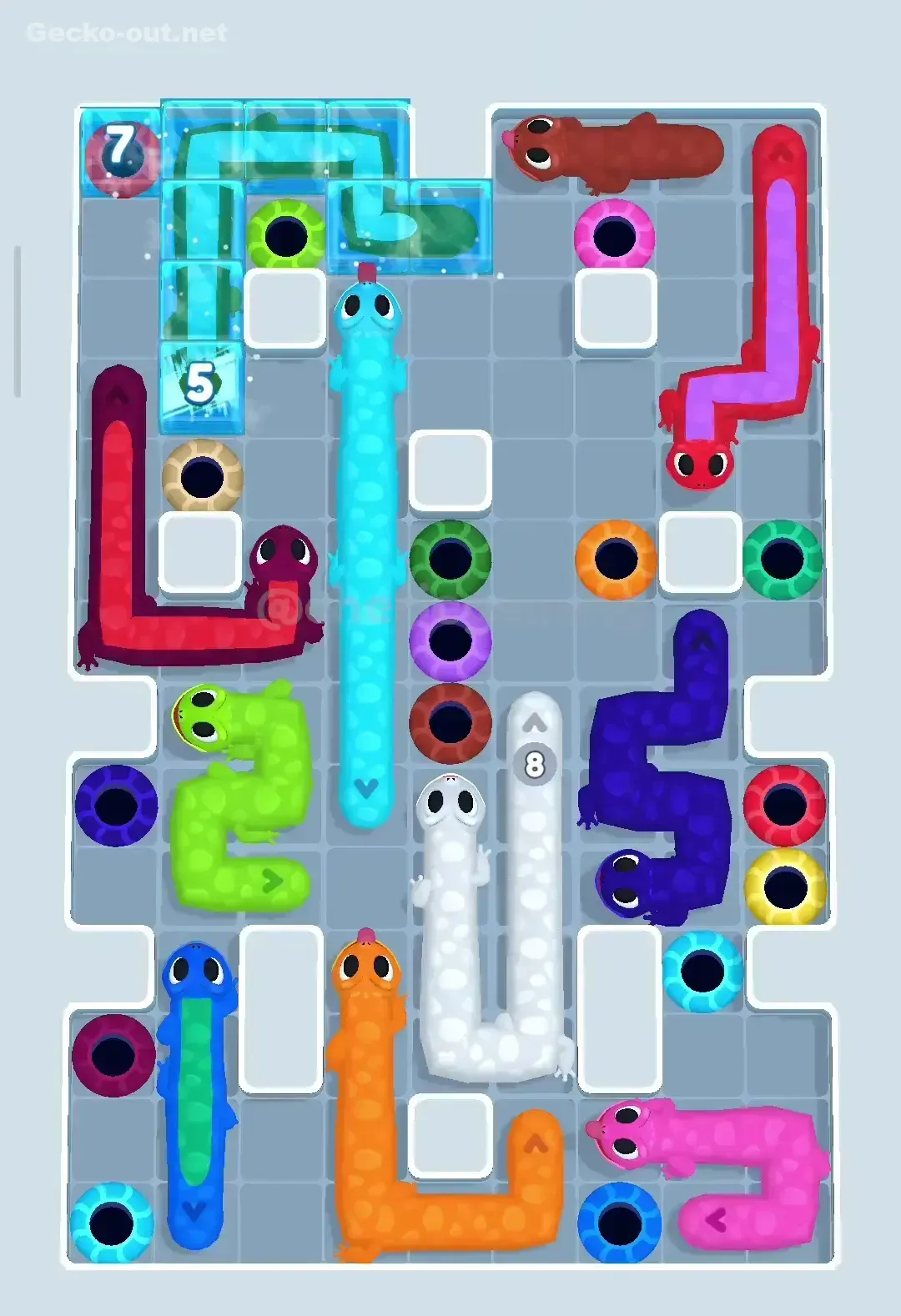 Gecko Out Level 129 Solution 1