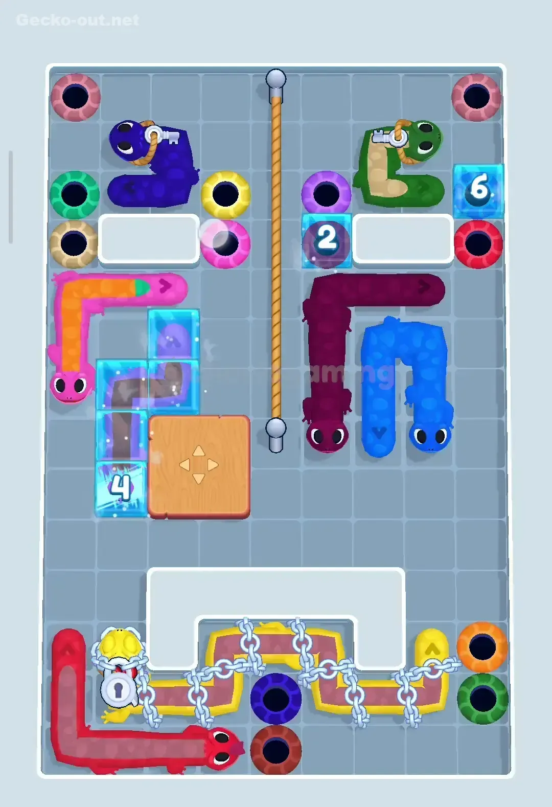 Gecko Out Level 128 Screenshot