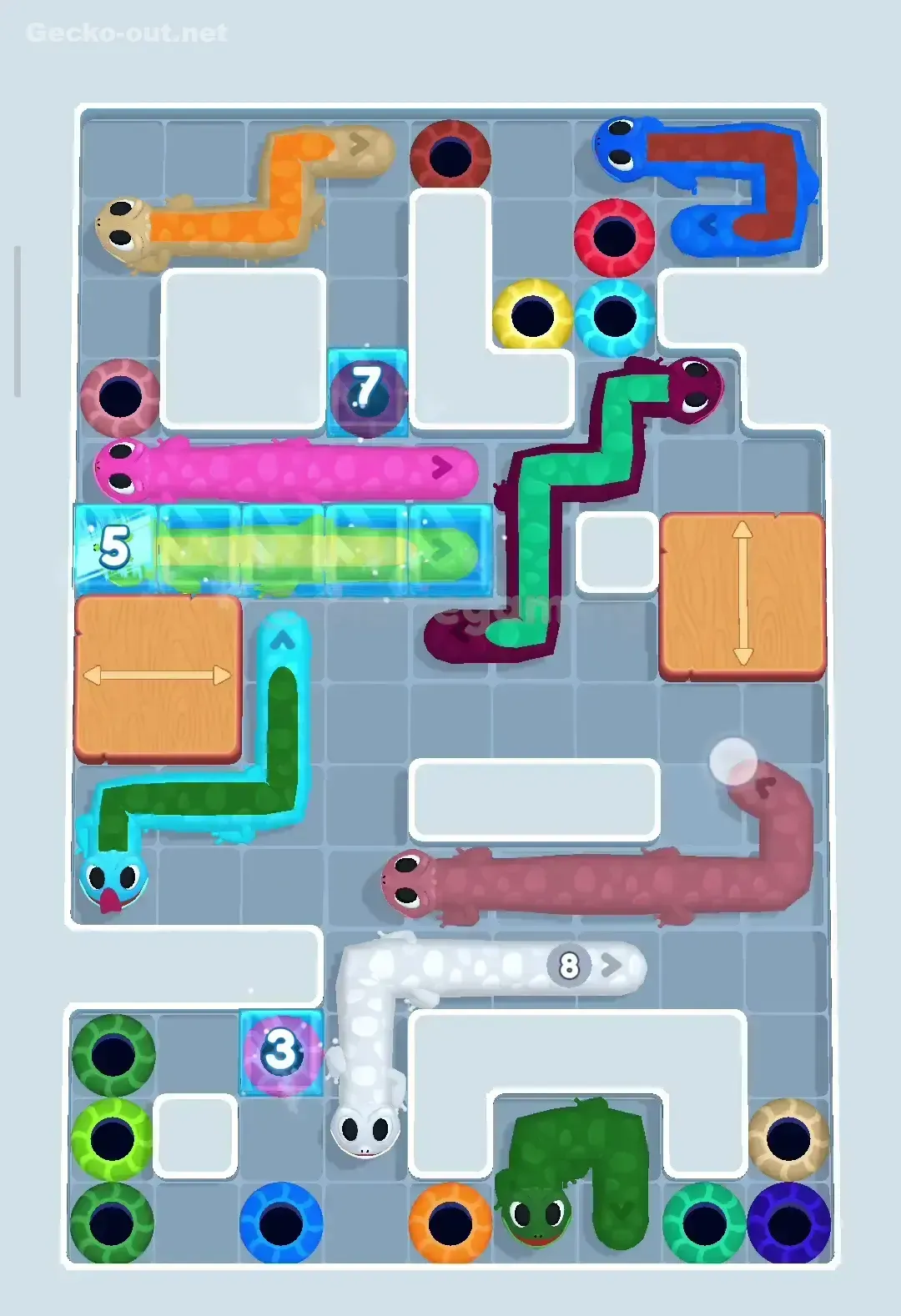 Gecko Out Level 127 Screenshot