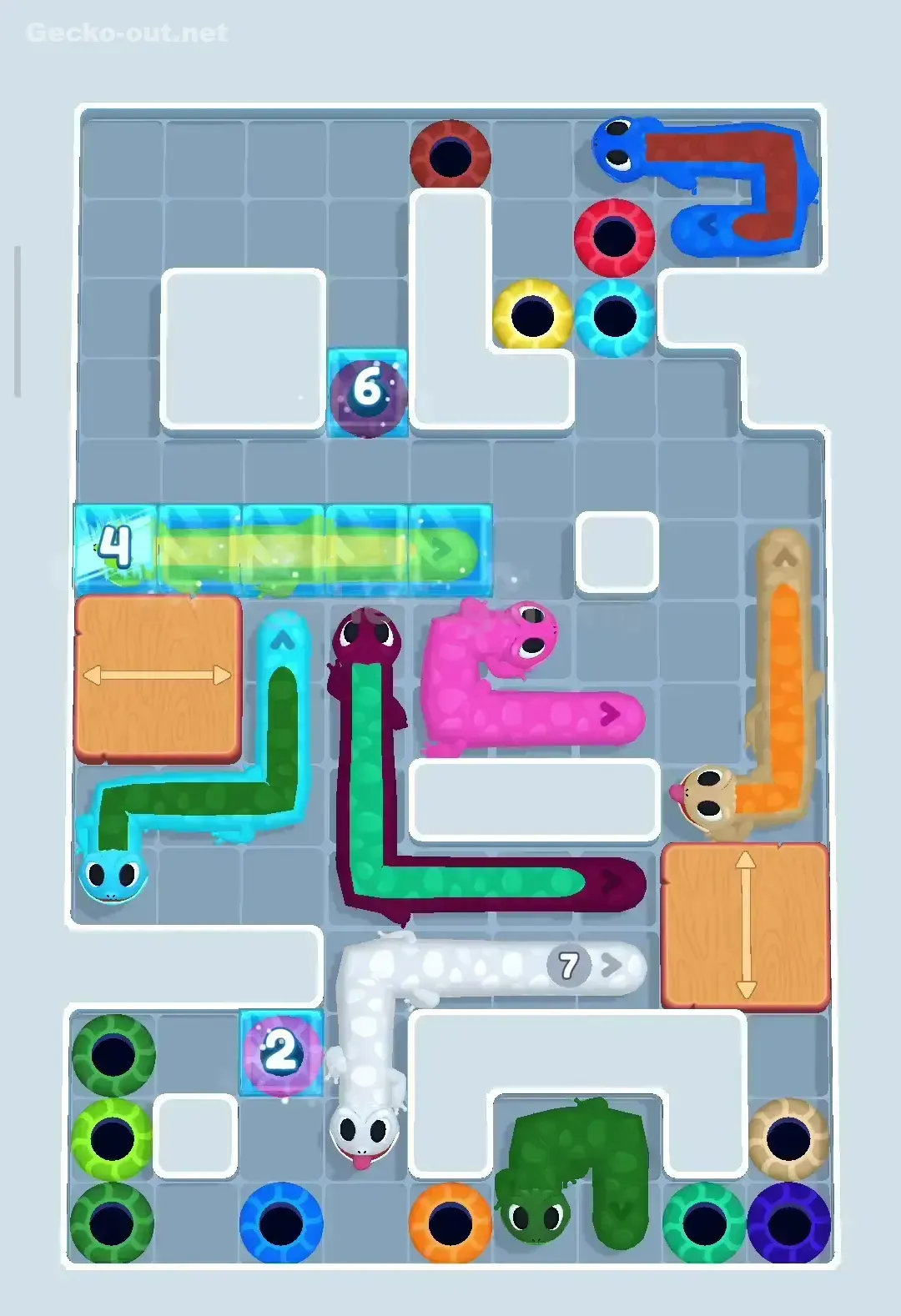 Gecko Out Level 127 Solution 2