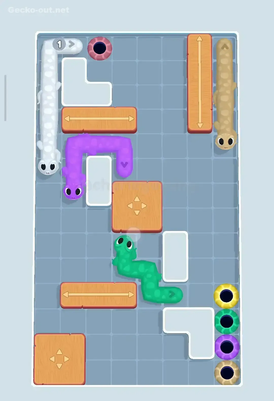 Gecko Out Level 125 Solution 2