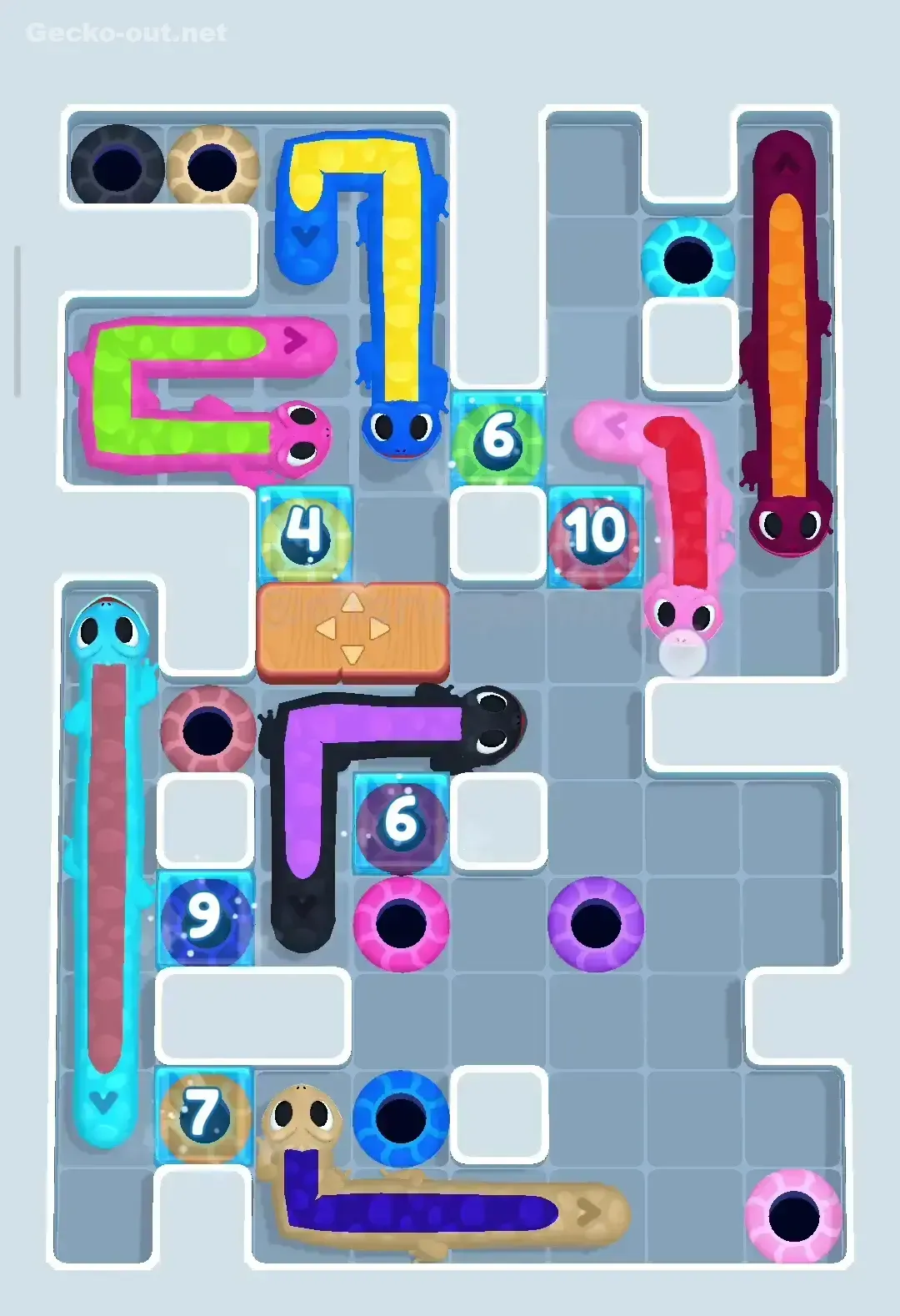 Gecko Out Level 124 Solution 1