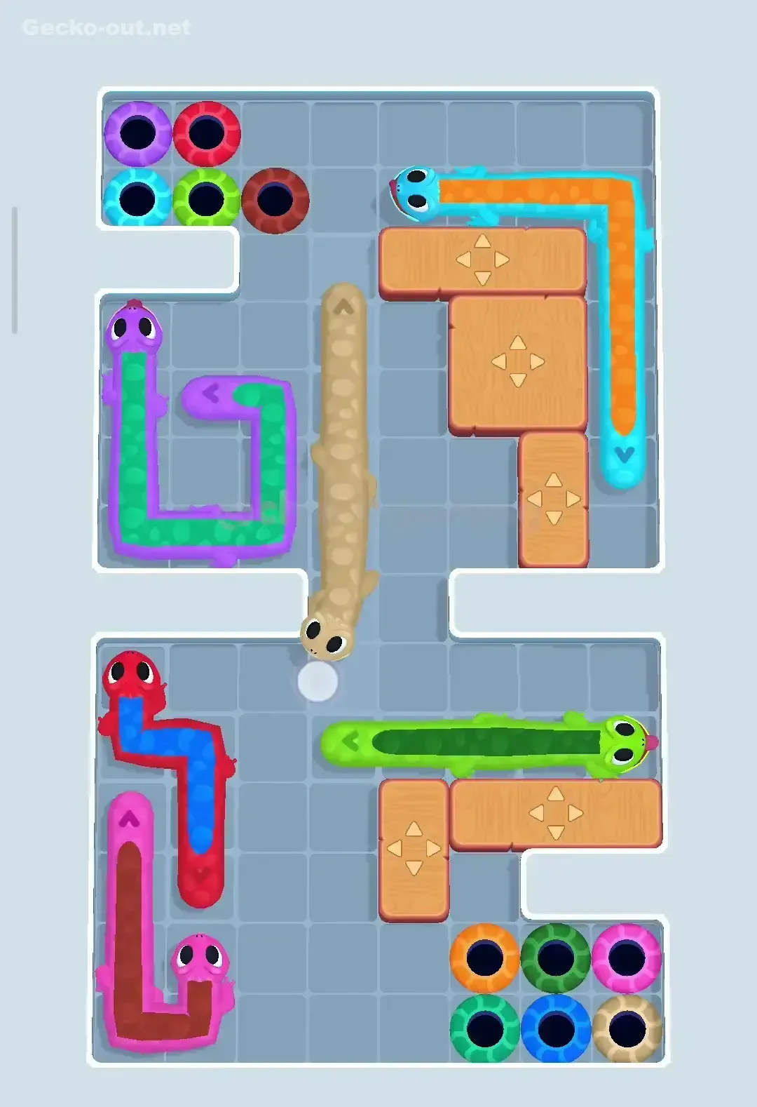 Gecko Out Level 123 Solution 2