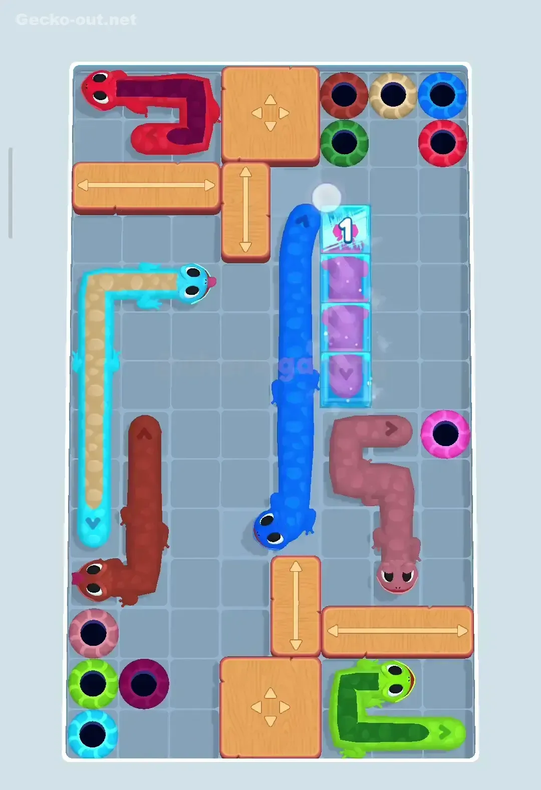 Gecko Out Level 122 Solution 2