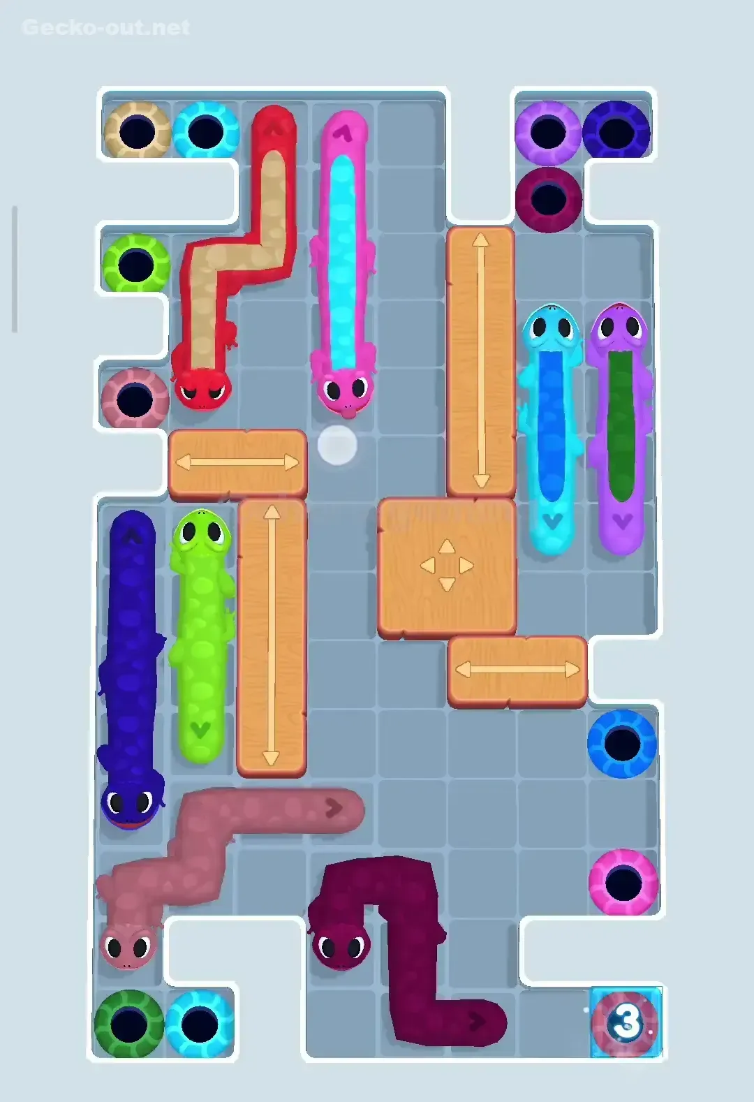 Gecko Out Level 121 Solution 2