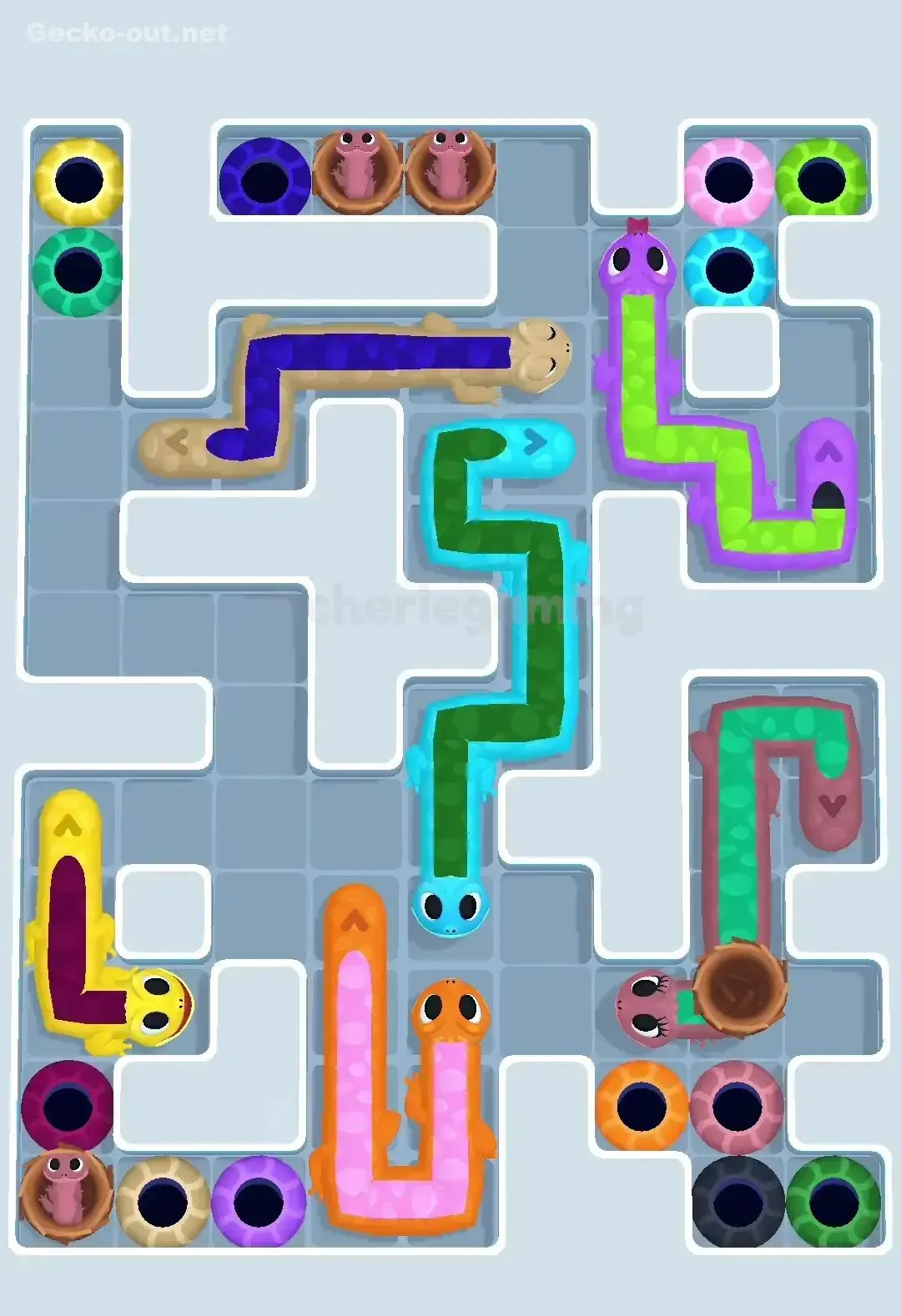 Gecko Out Level 615 Solution 2