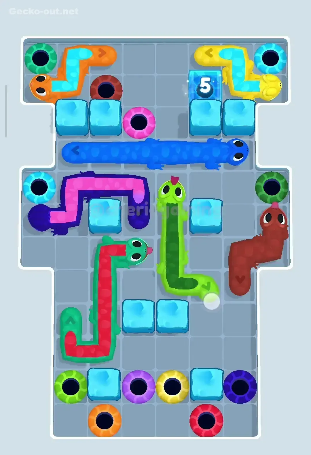 Gecko Out Level 111 Solution 2
