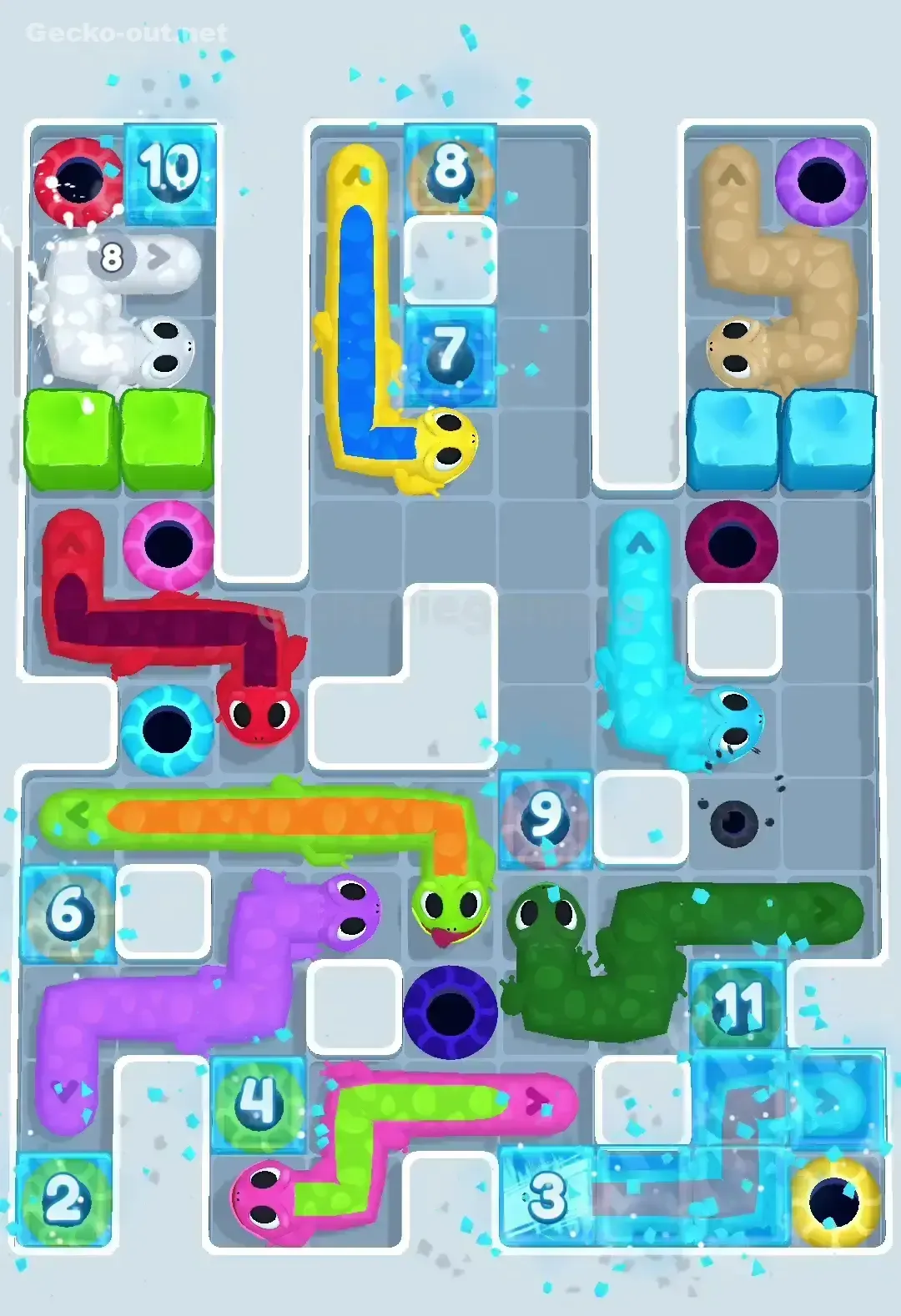 Gecko Out Level 110 Solution 1