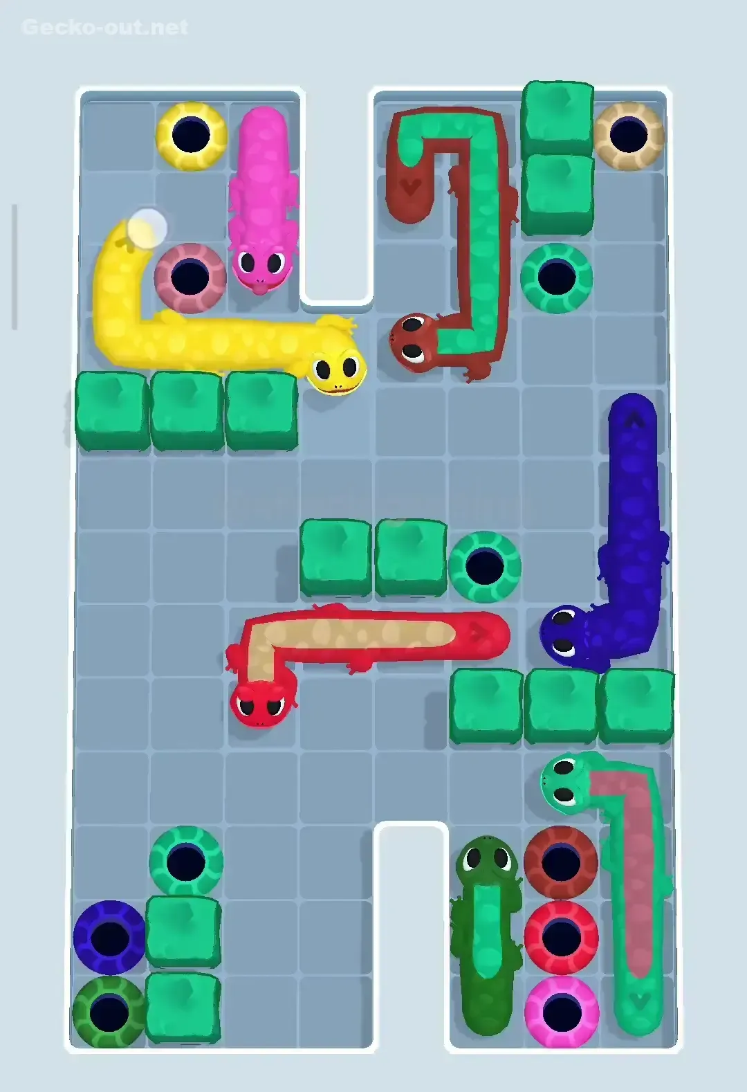 Gecko Out Level 108 Solution 3