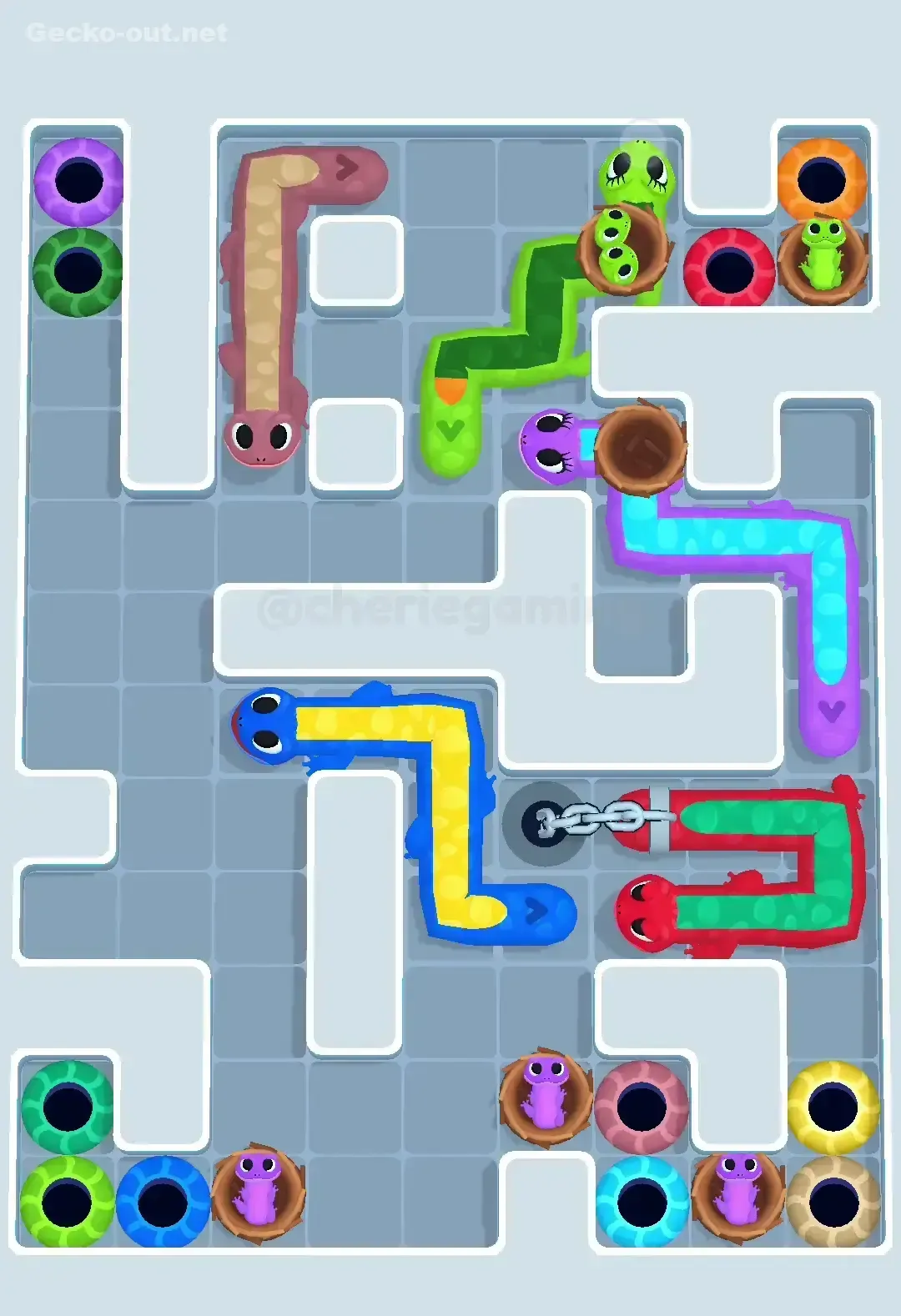 Gecko Out Level 613 Solution 2