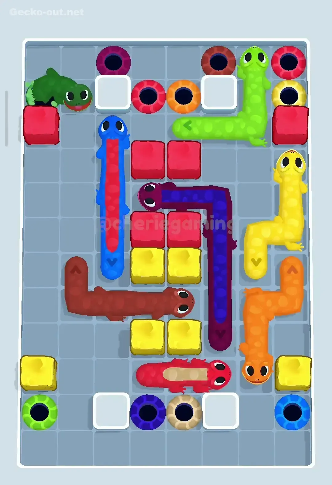 Gecko Out Level 105 Solution 3