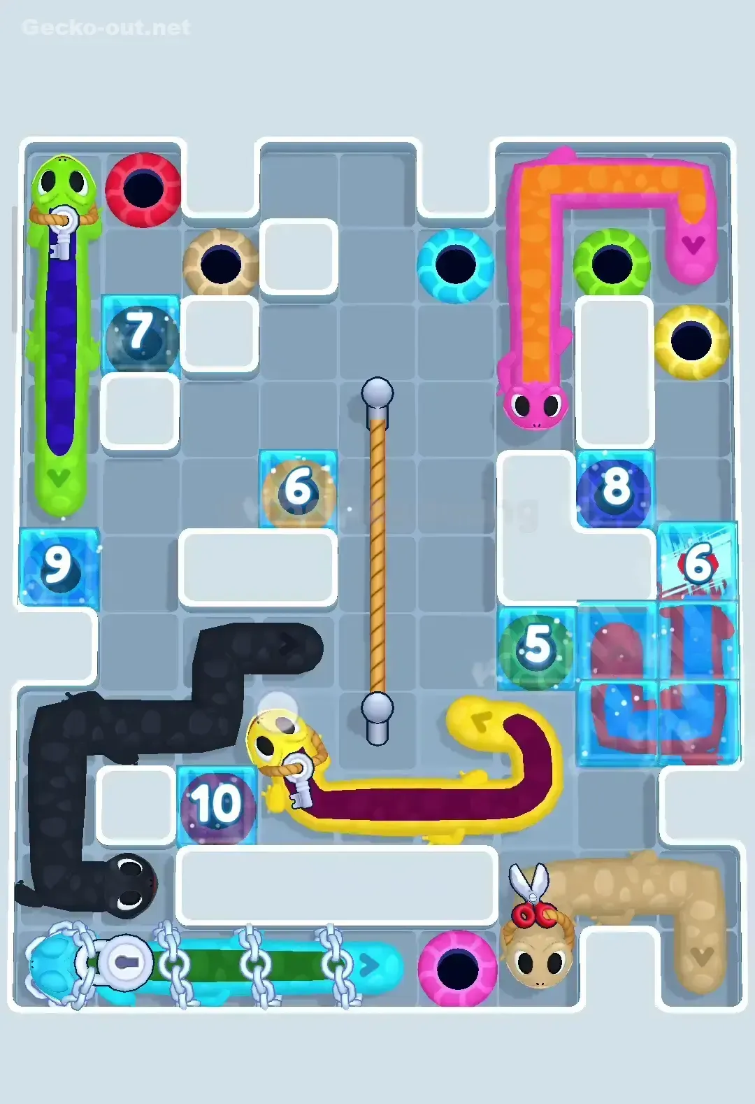 Gecko Out Level 101 Screenshot