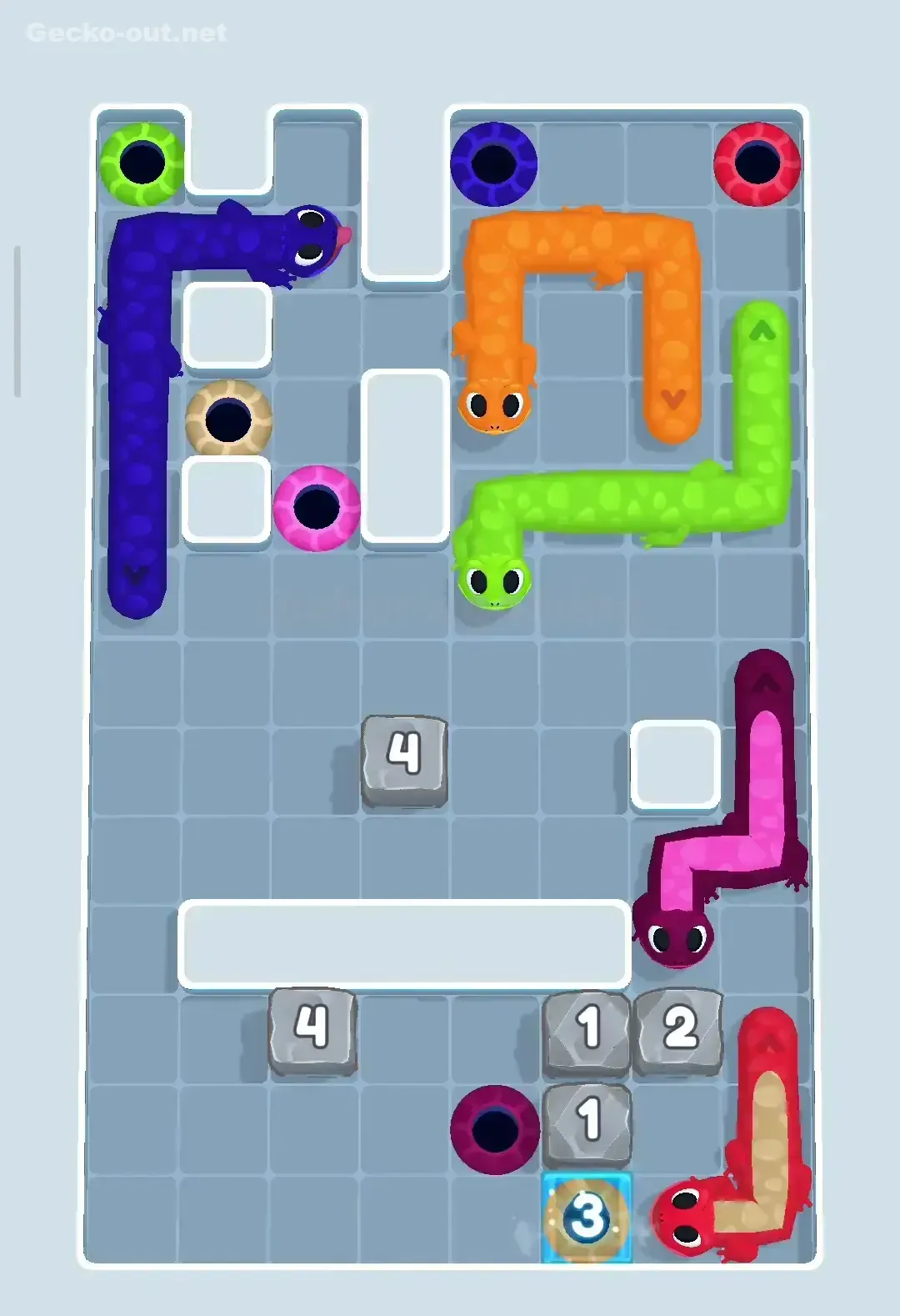 Gecko Out Level 97 Solution 2