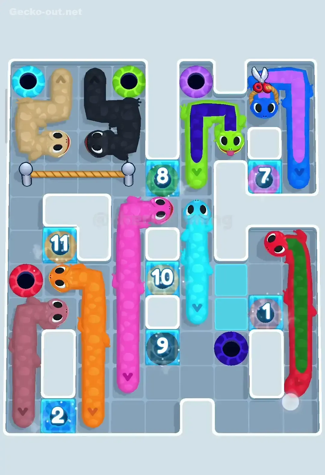 Gecko Out Level 95 Screenshot