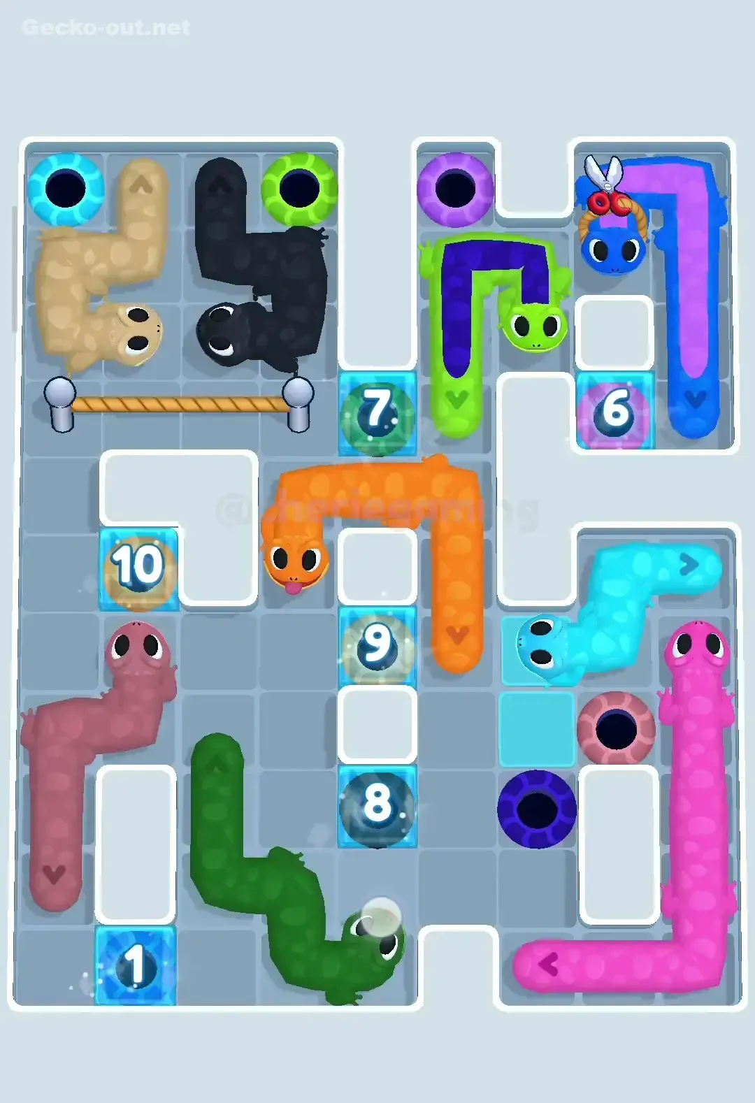 Gecko Out Level 95 Solution 2