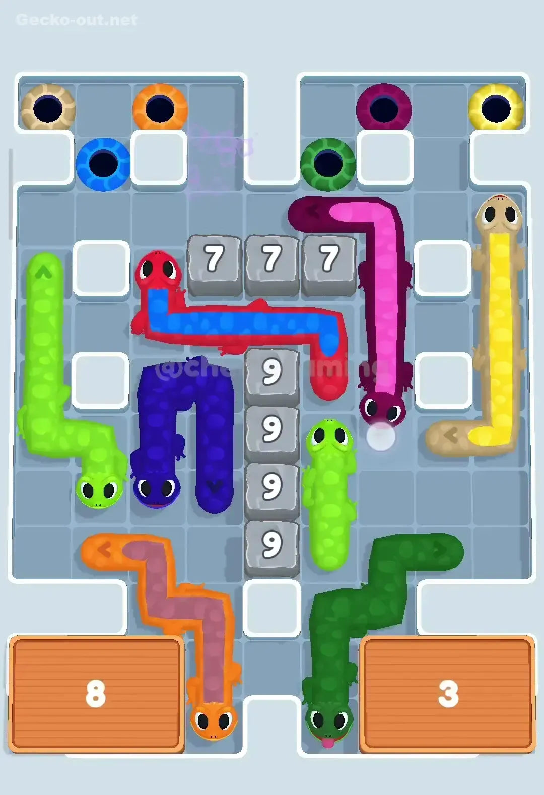 Gecko Out Level 85 Solution 1