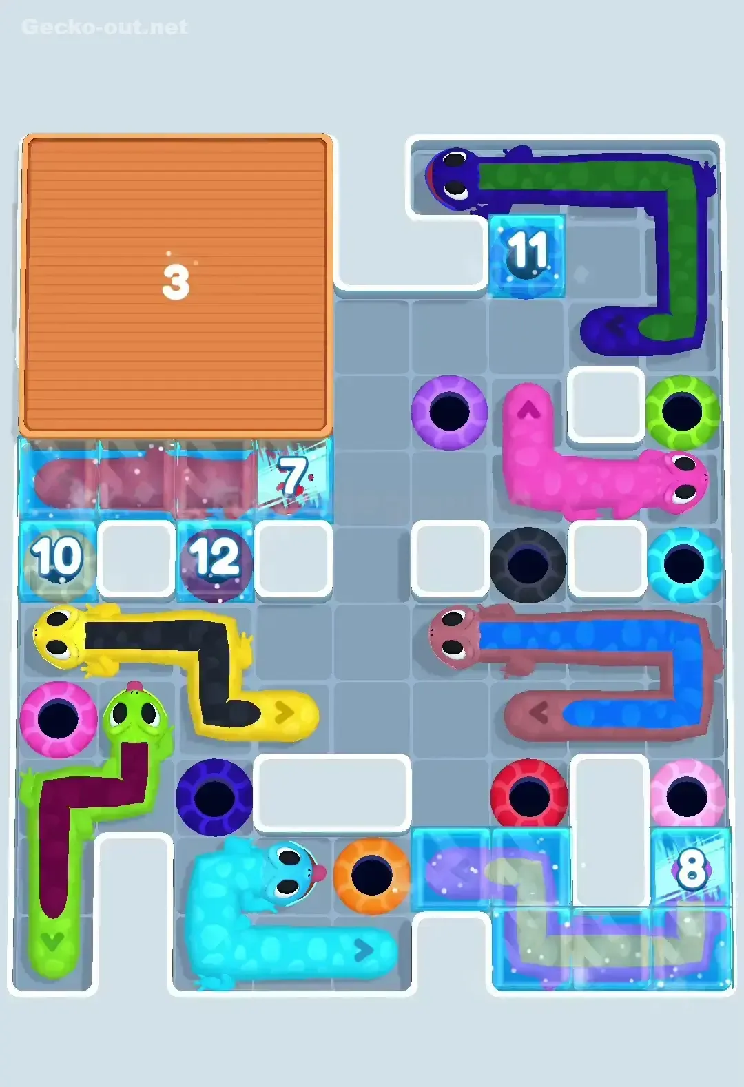 Gecko Out Level 83 Solution 1