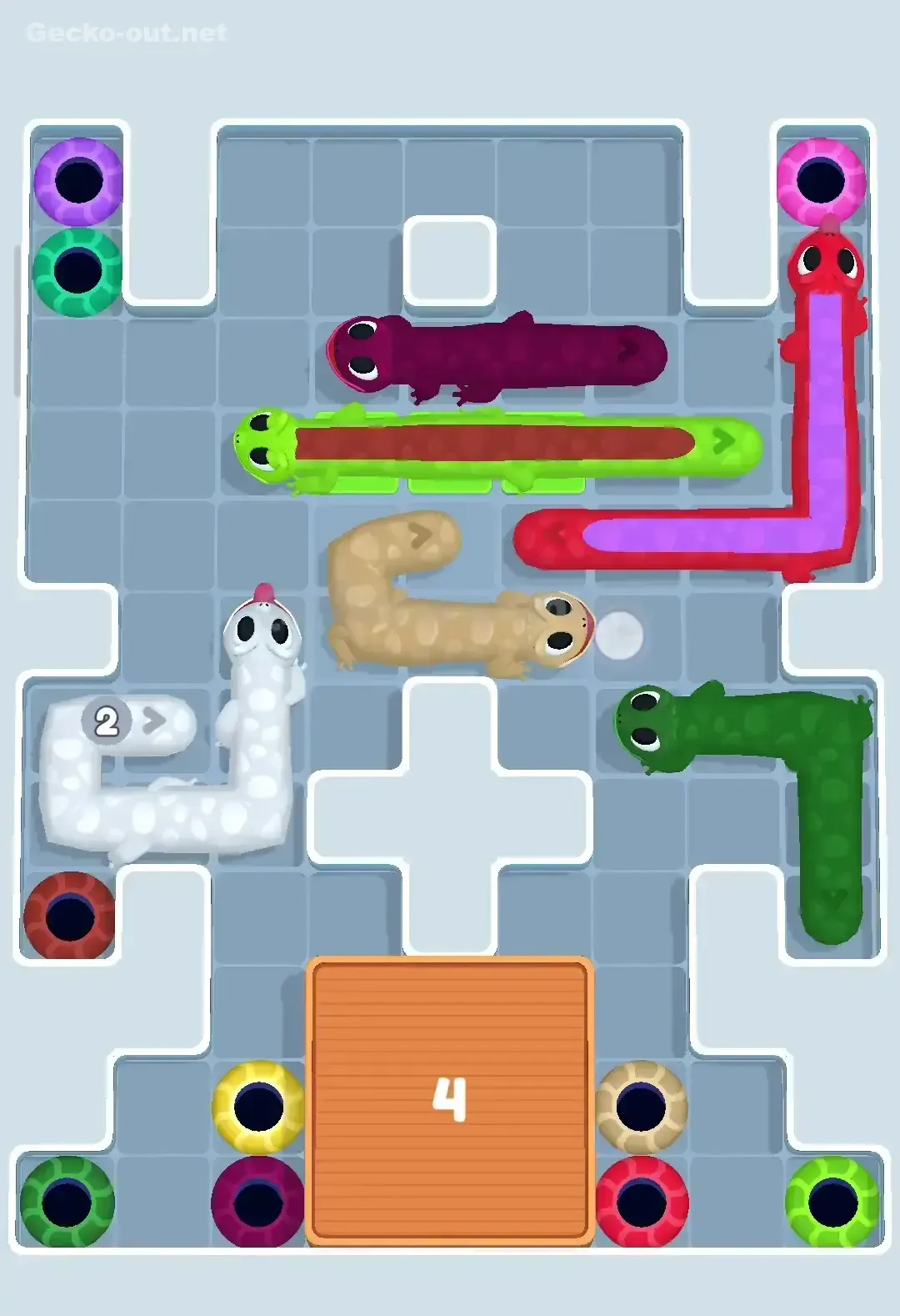 Gecko Out Level 82 Solution 3
