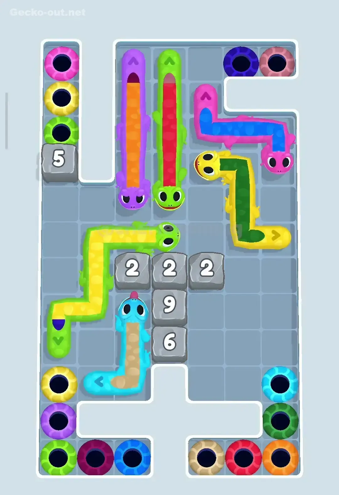 Gecko Out Level 74 Solution 1