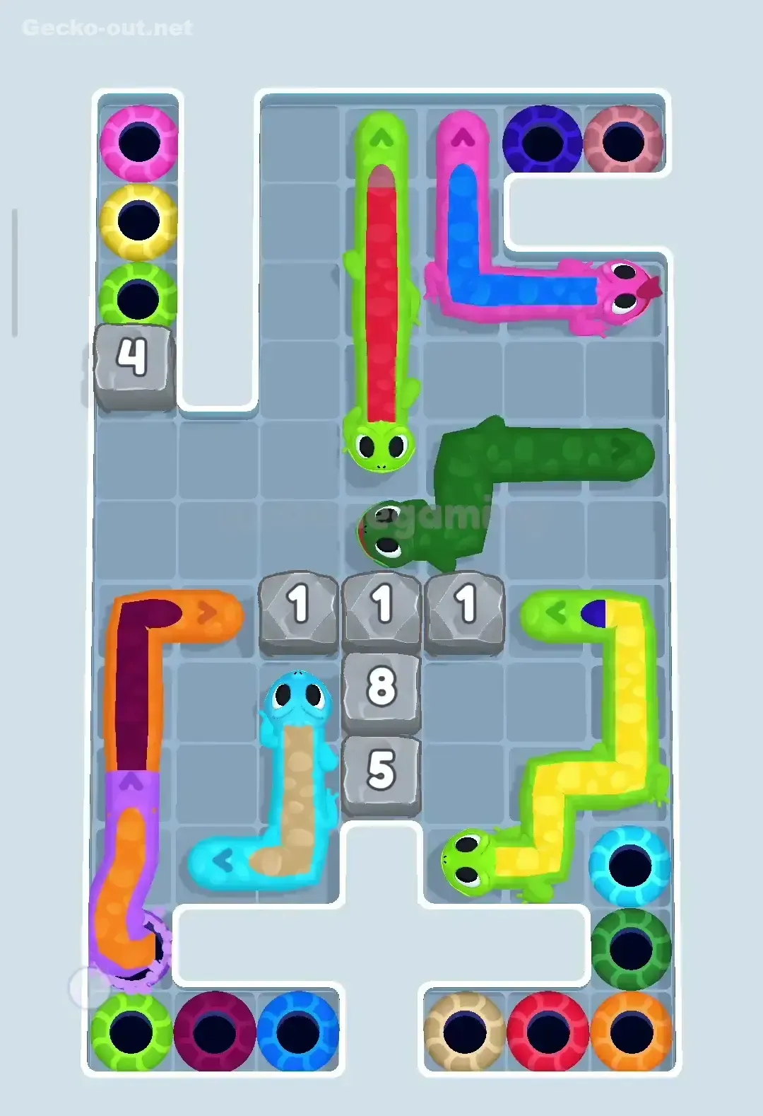 Gecko Out Level 74 Solution 2