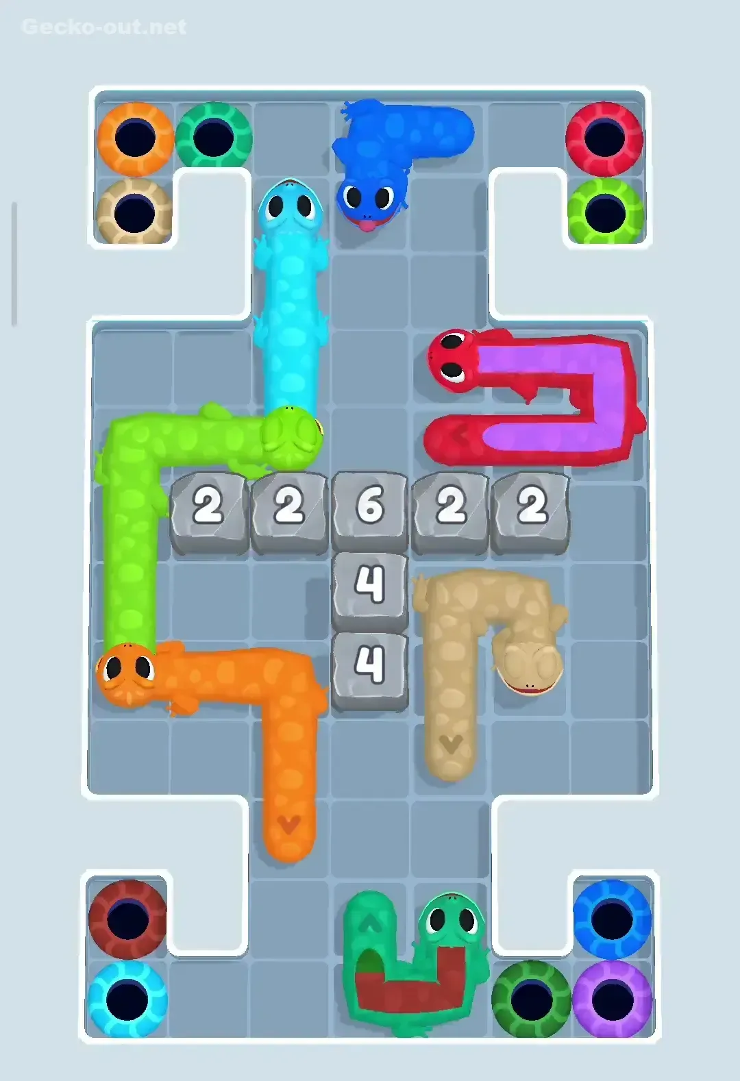 Gecko Out Level 68 Solution 1