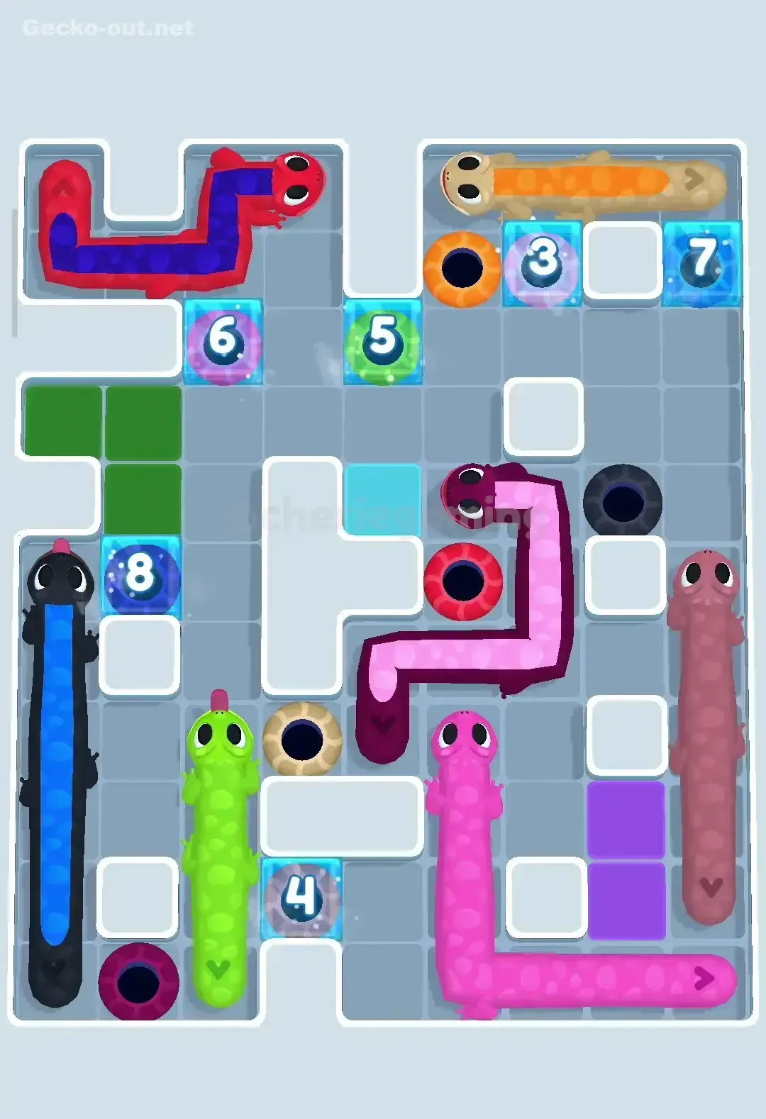 Gecko Out Level 65 Solution 2