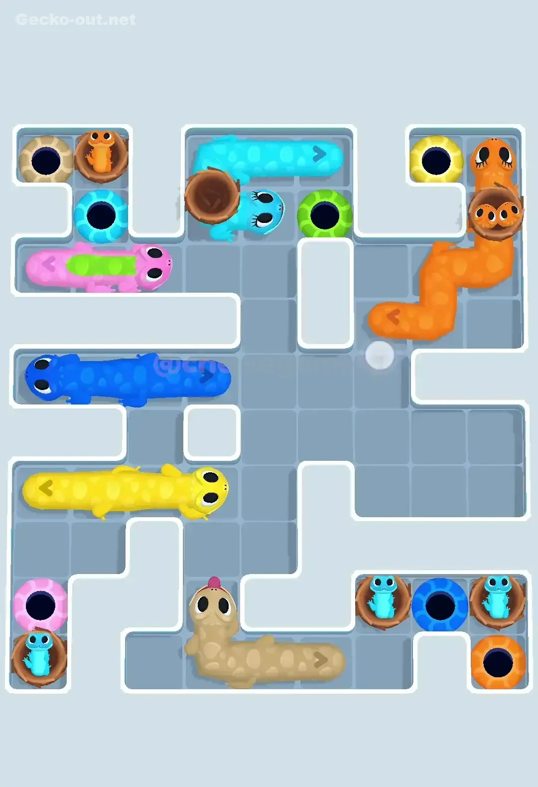 Gecko Out Level 614 Solution 2