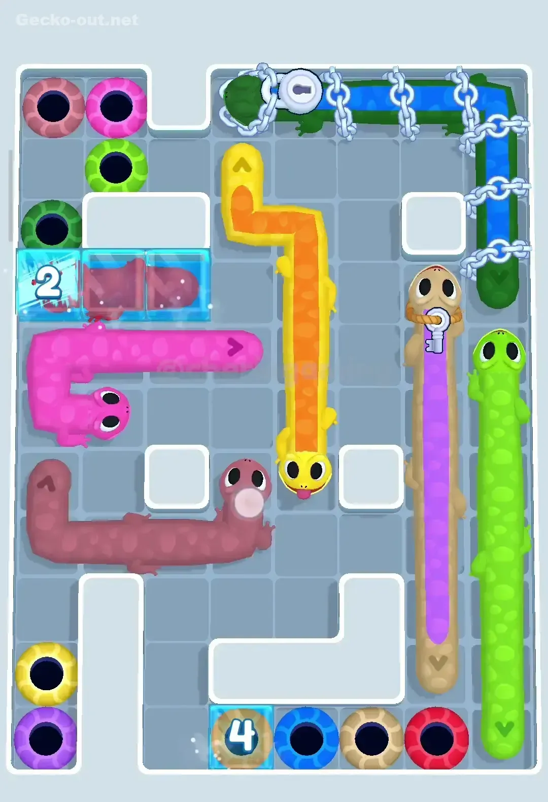 Gecko Out Level 55 Screenshot