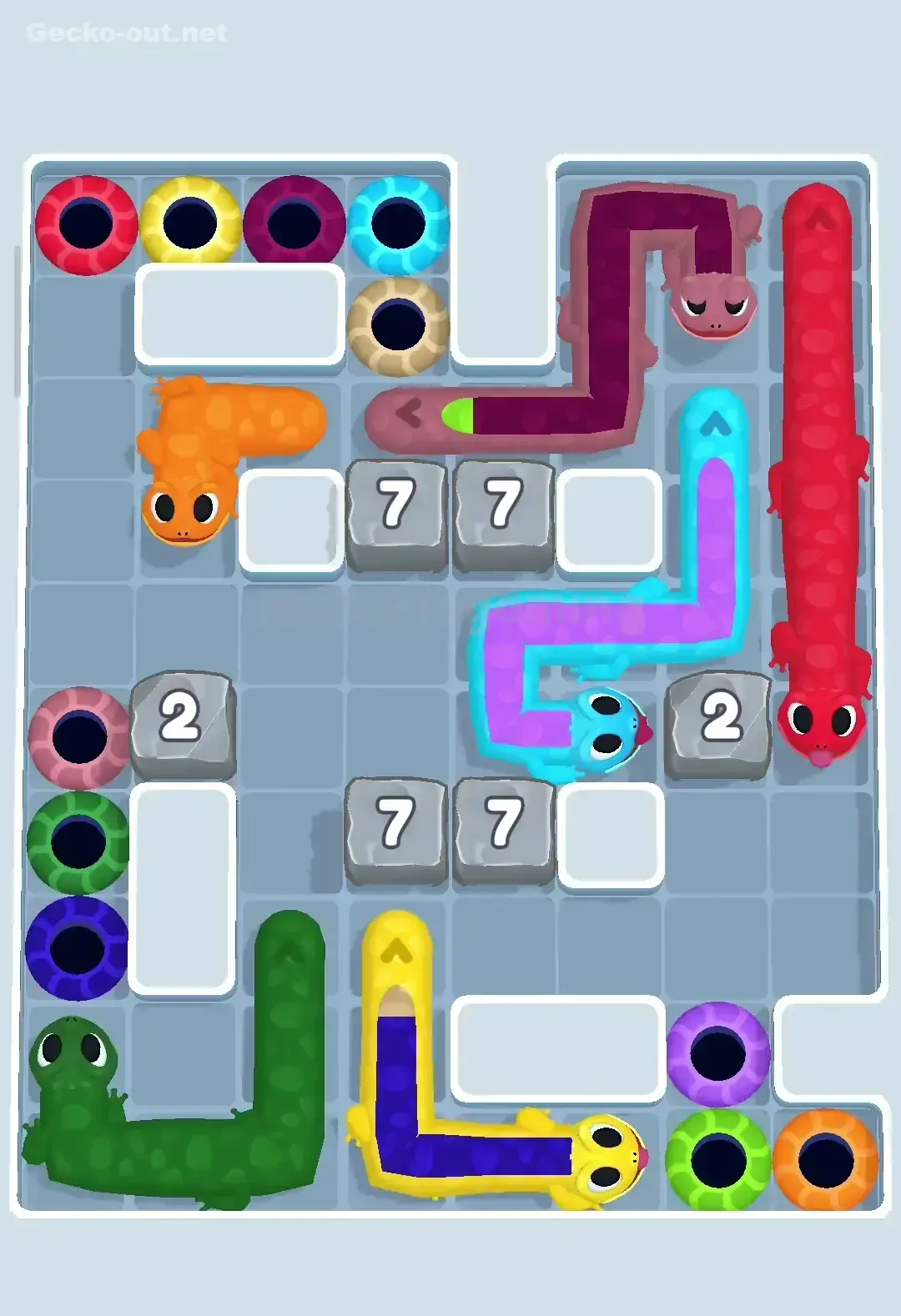 Gecko Out Level 54 Solution 2