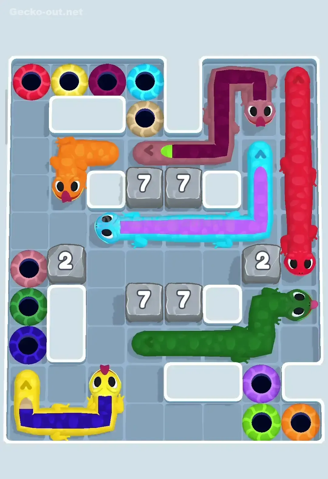 Gecko Out Level 54 Solution 3