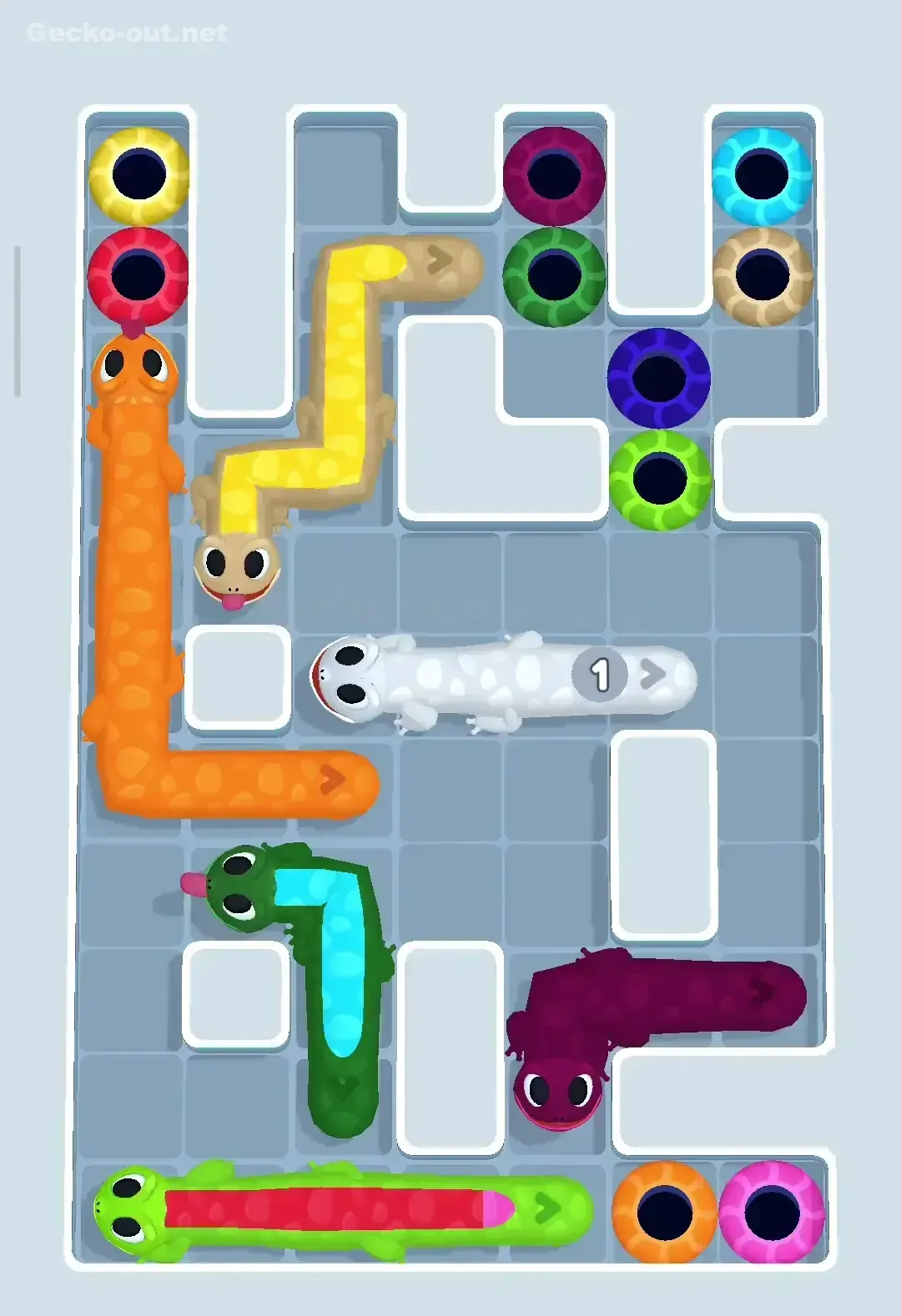 Gecko Out Level 53 Solution 2