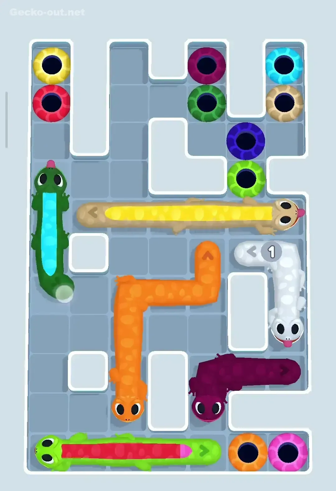 Gecko Out Level 53 Solution 3