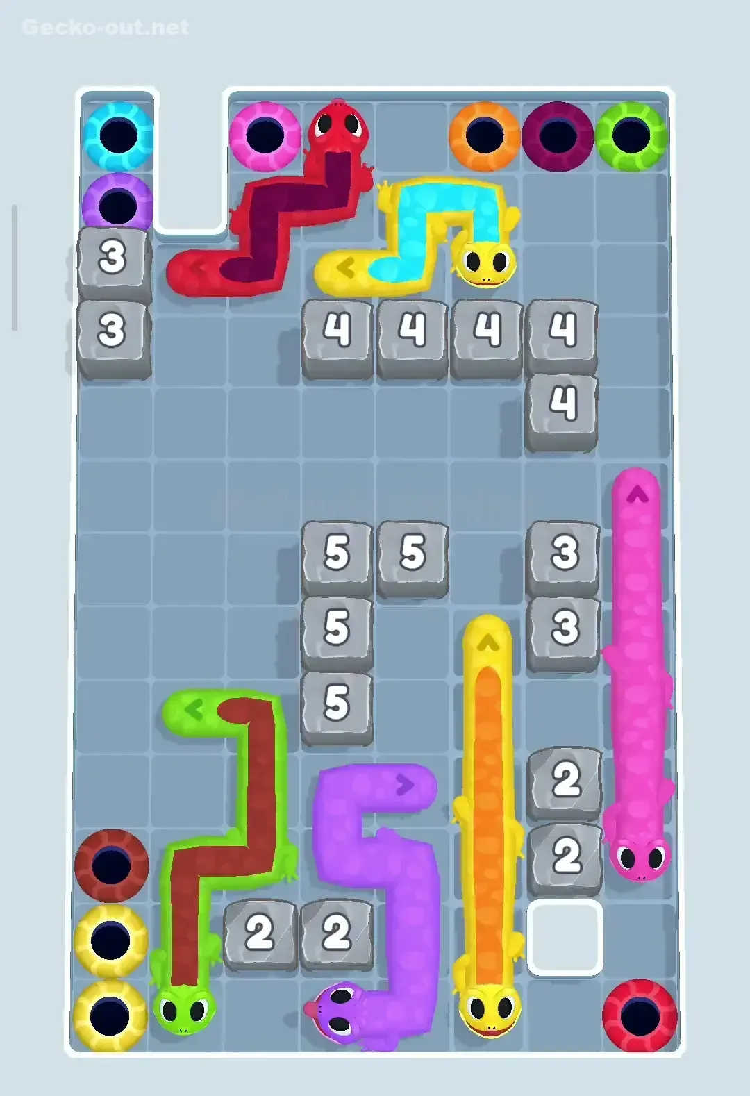 Gecko Out Level 43 Solution 1