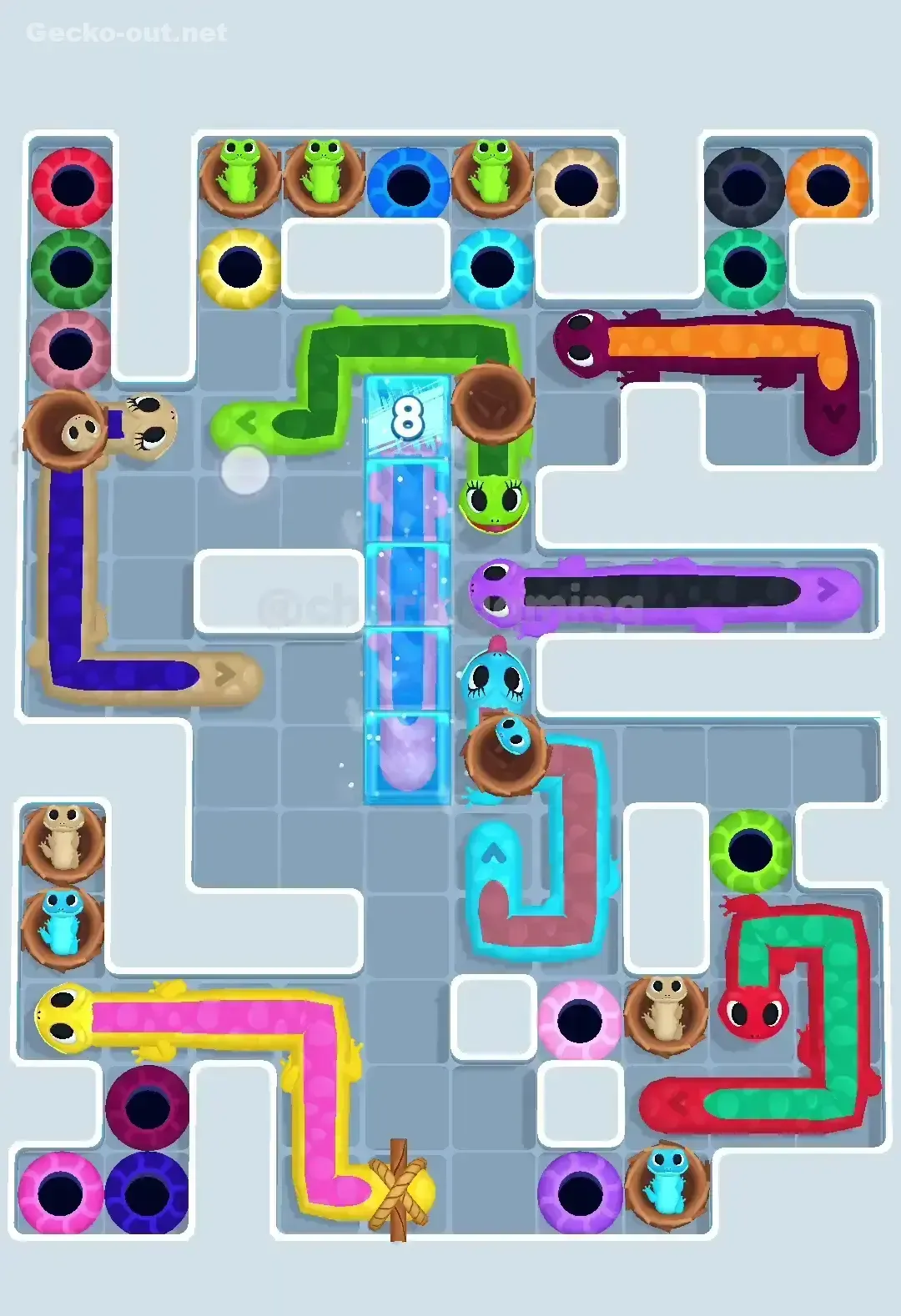 Gecko Out Level 608 Screenshot