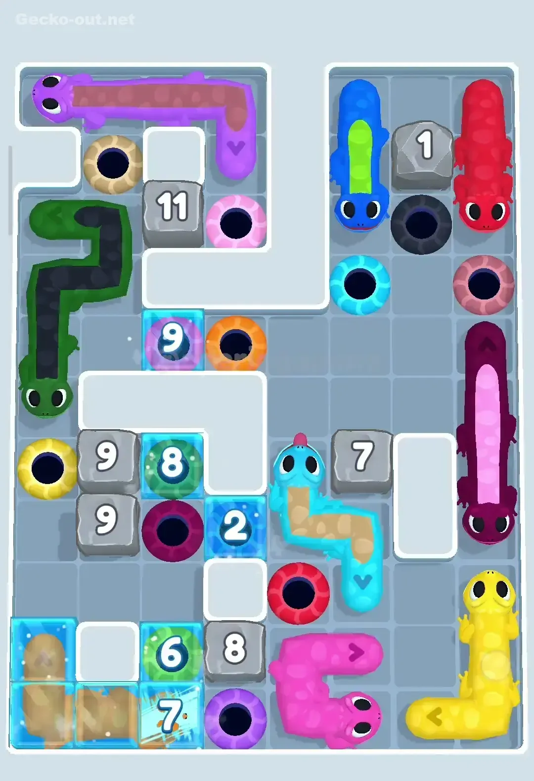 Gecko Out Level 39 Solution 1
