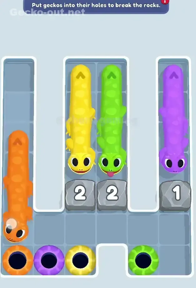 Gecko Out Level 37 Solution 1