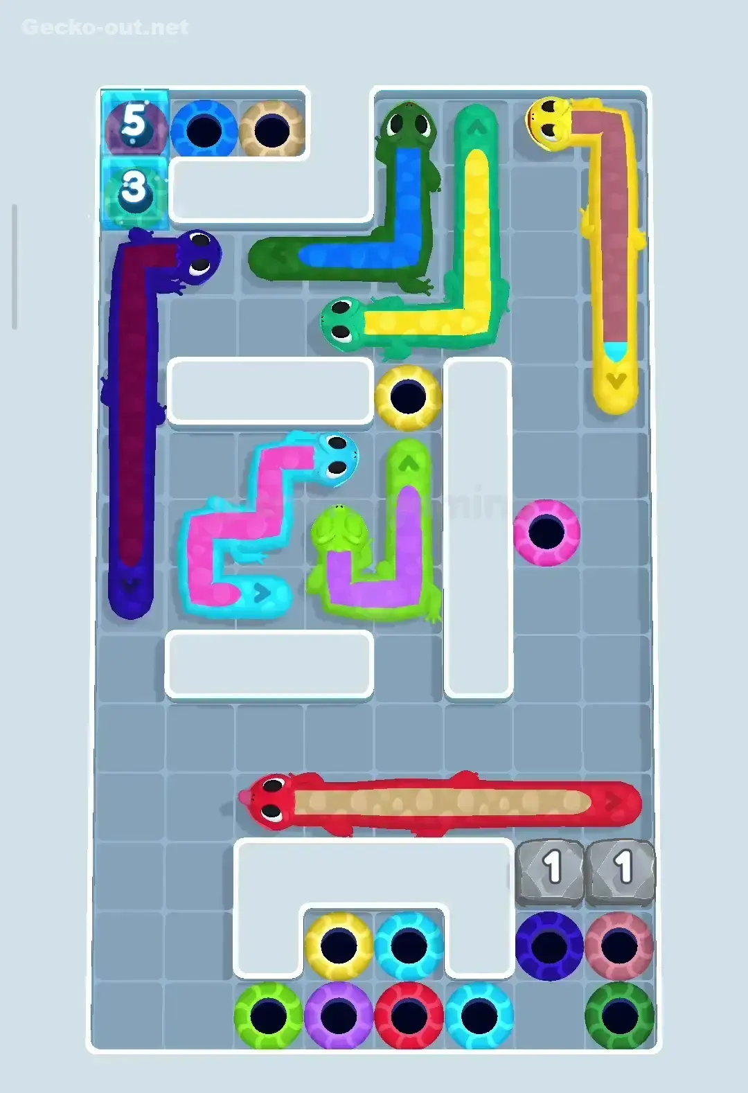 Gecko Out Level 75 Screenshot