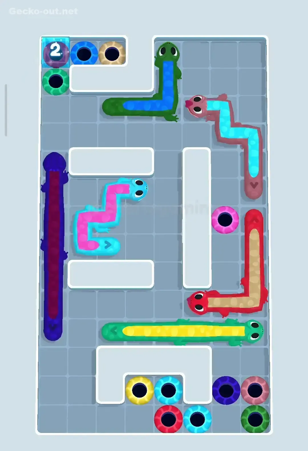 Gecko Out Level 75 Solution 3