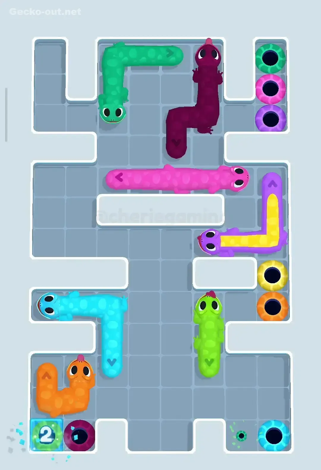 Gecko Out Level 28 Solution 3