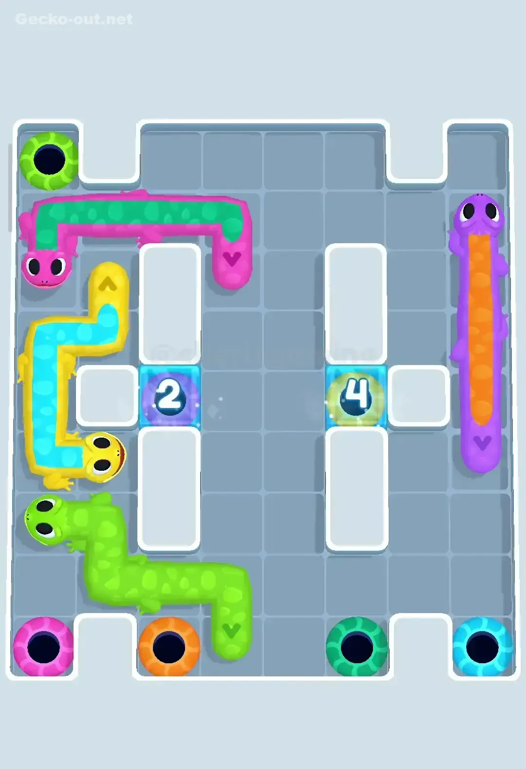 Gecko Out Level 25 Solution 2