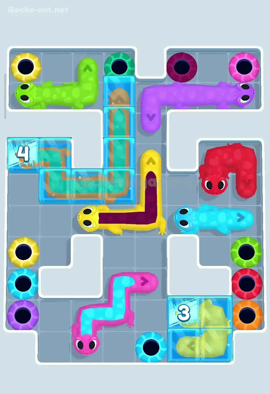 Gecko Out Level 23 Solution 1